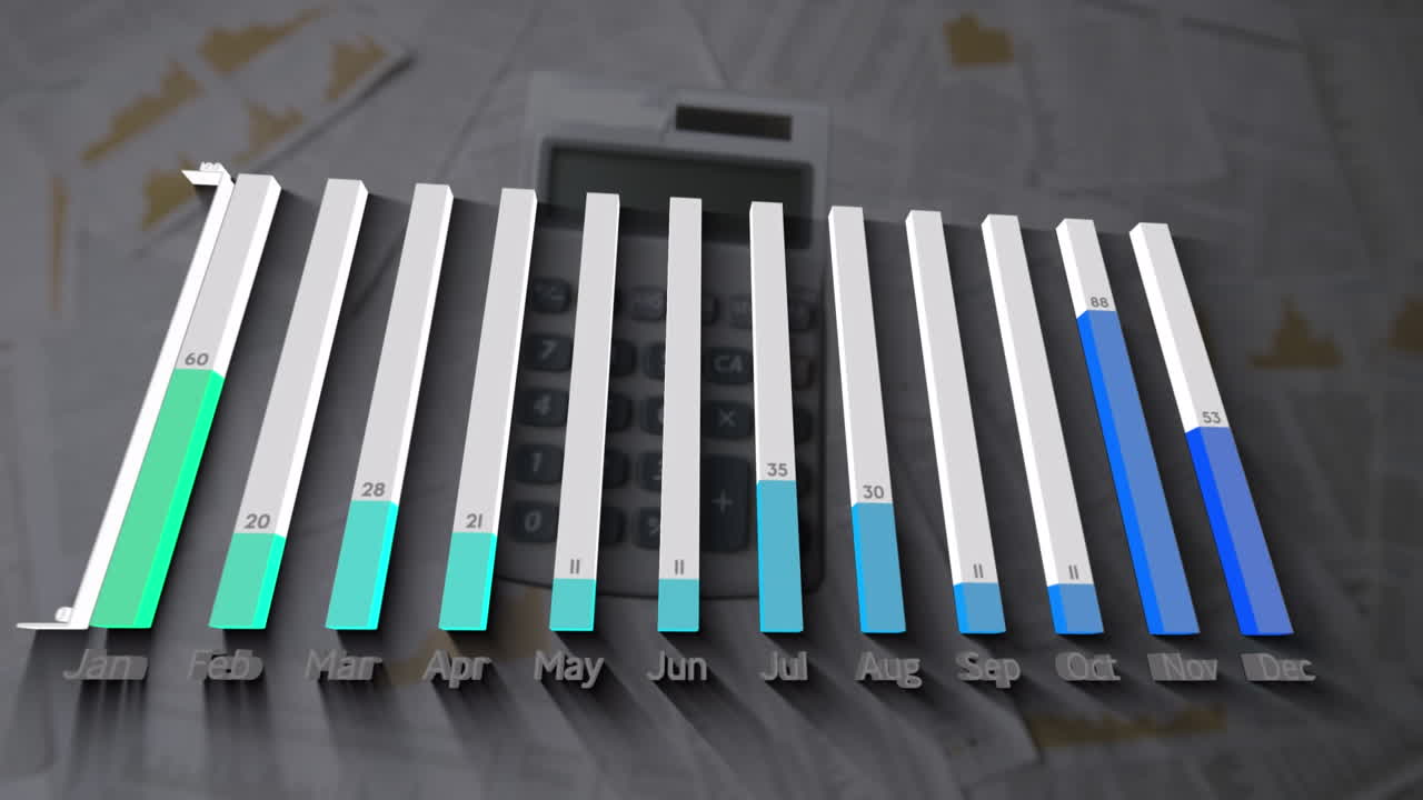 animación del procesamiento de datos sobre los documentos