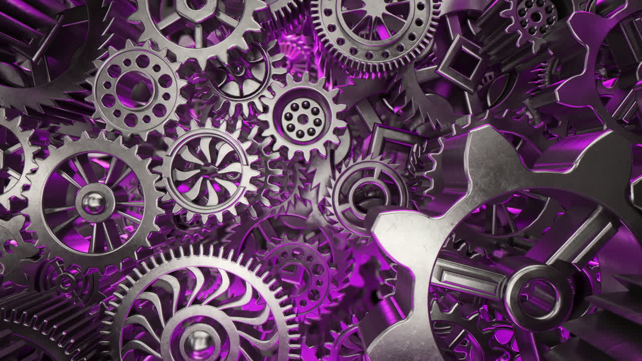 Industrial Gearwork Motion