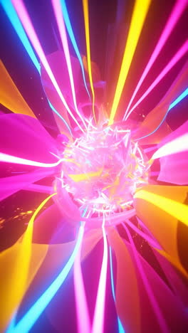 vibrant abstract light burst