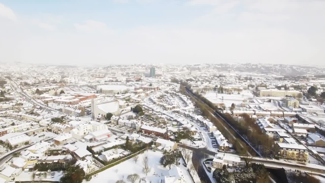 도시 의 꼭대기 풍경