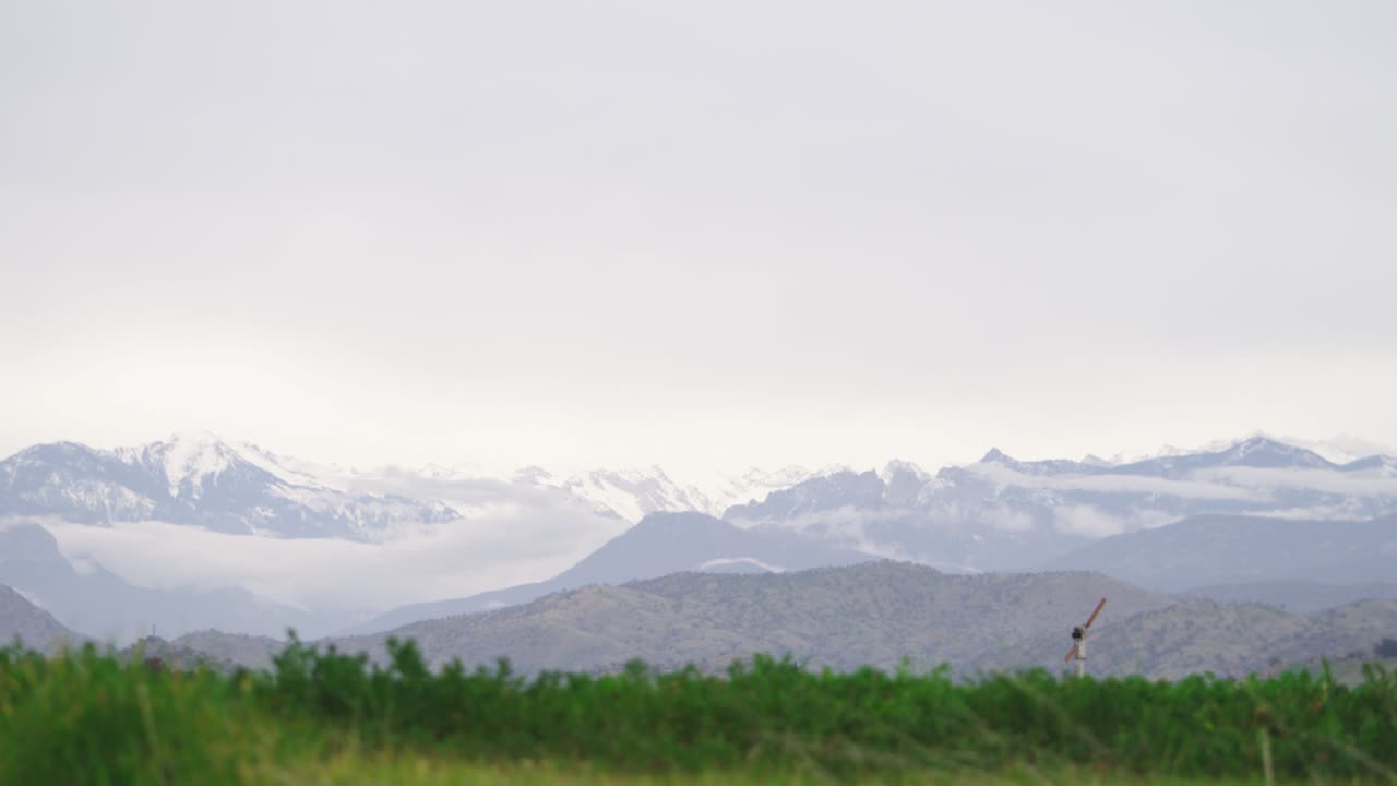 Sequoia National park mountains on the background