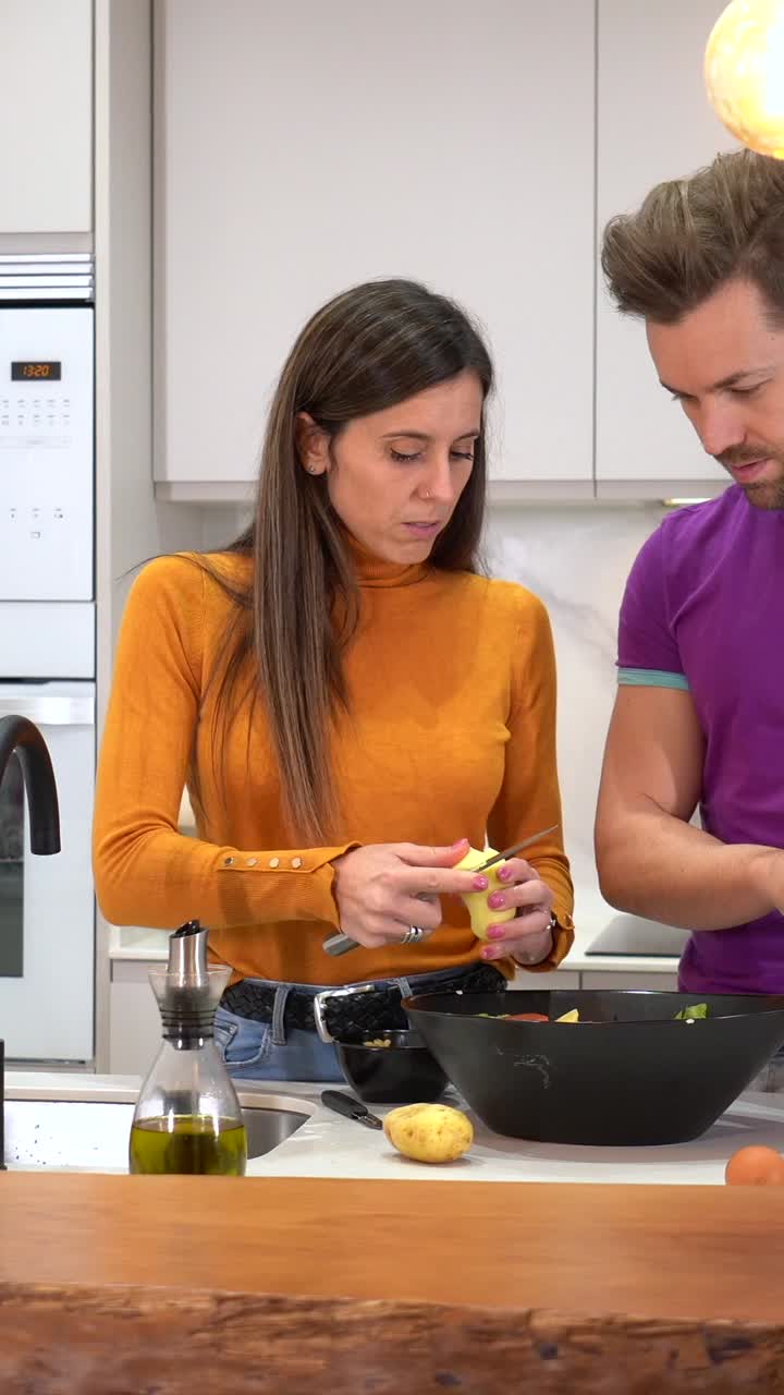 People Cooking Food in the Kitchen