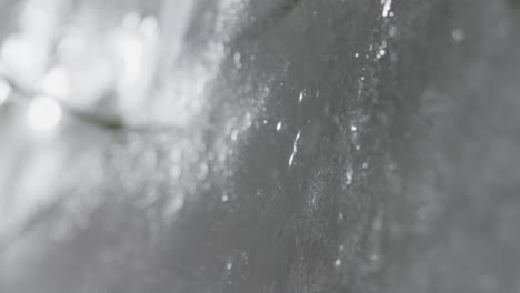 macro disparo de hielo derretido
