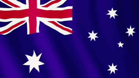 australia flag motion loop video waving in wind. realistic australia flag background. looping closeup 4k 3840x2160 footage. australia country flags footage video for film, news