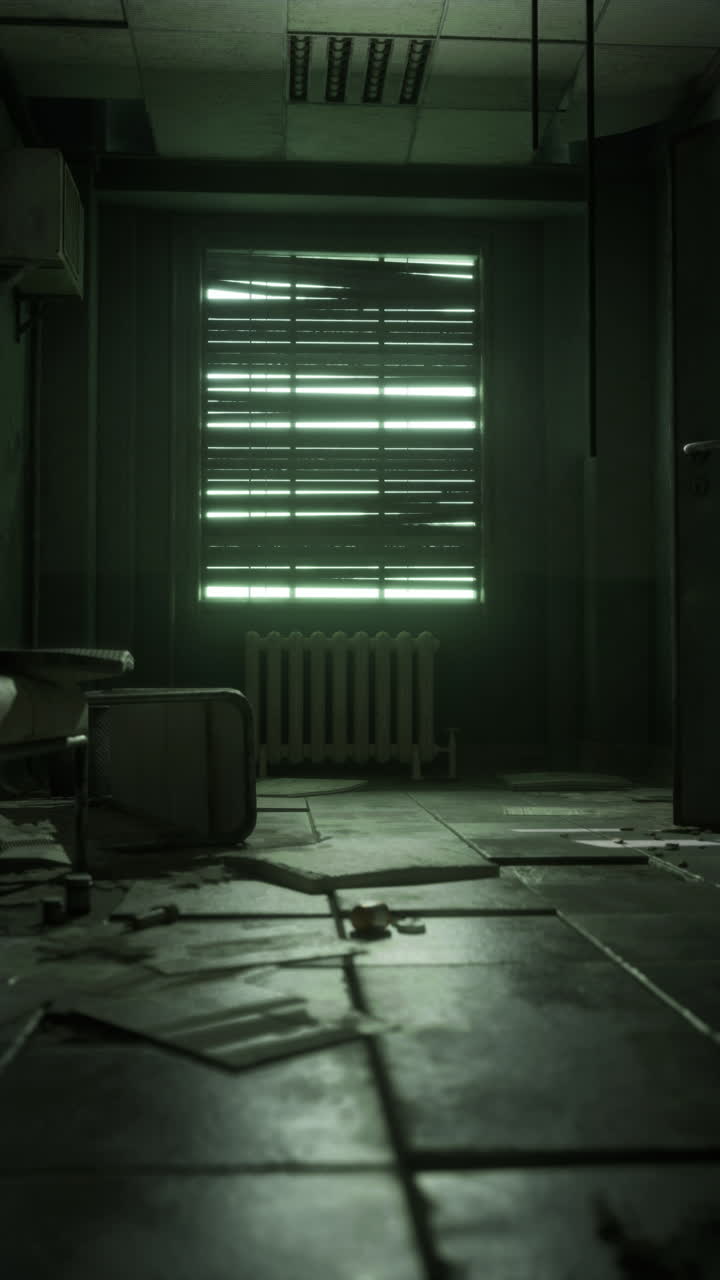 abandonado y olvidado: un vistazo a una habitación en descomposición