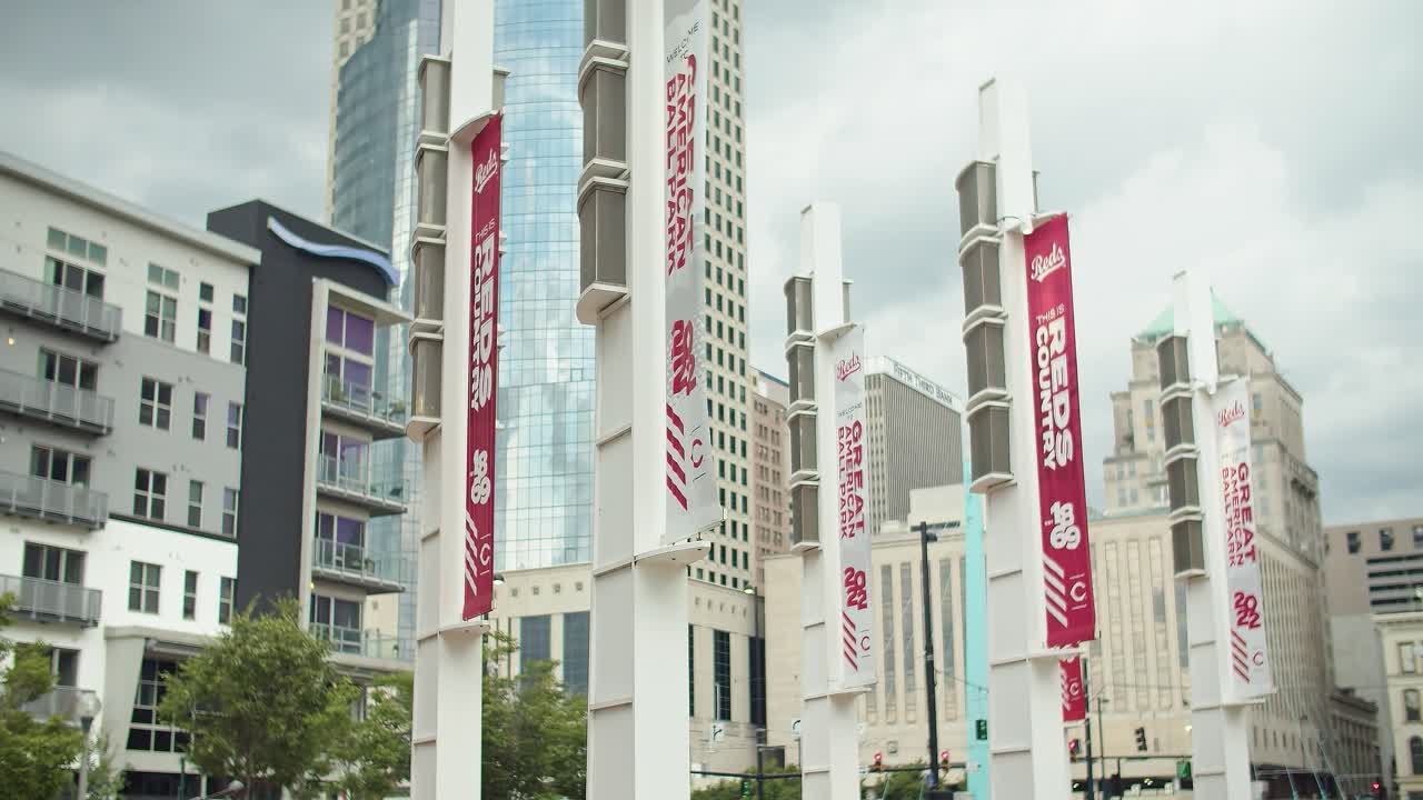 신시나티 레즈 그레이트 아메리칸 야구장 내부 및 외부 비디오