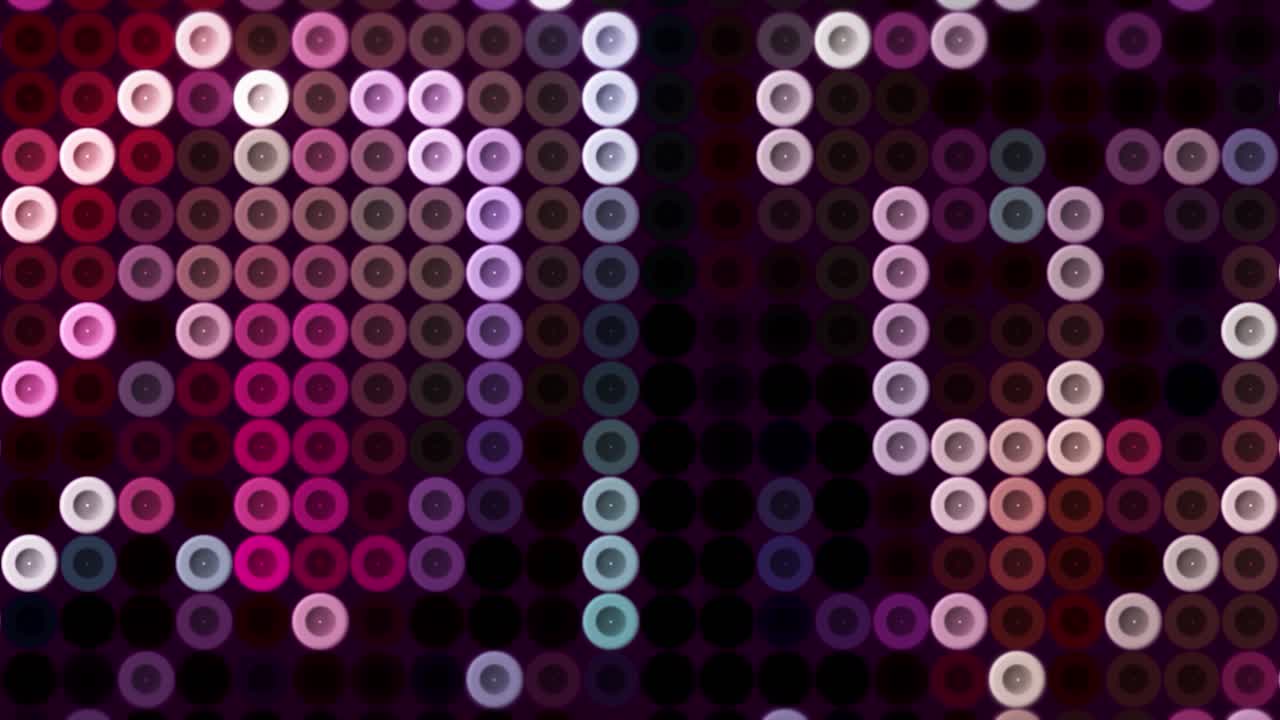 Abstract Pattern of Circles in Purple and Pink