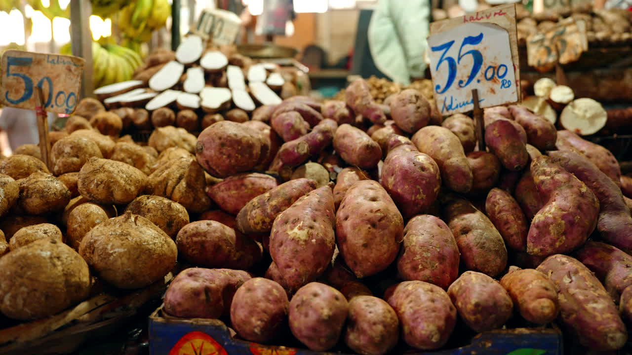 Close up shot of organic vegetables from the farmer's market