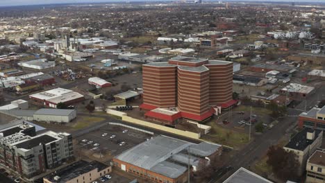 vista aérea del centro de detención del condado de oklahoma.