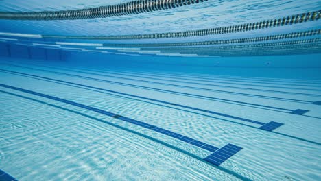 olympic swimming pool under water background.