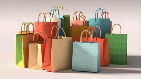 colorful shopping bags