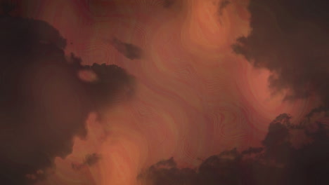 nubes oscuras