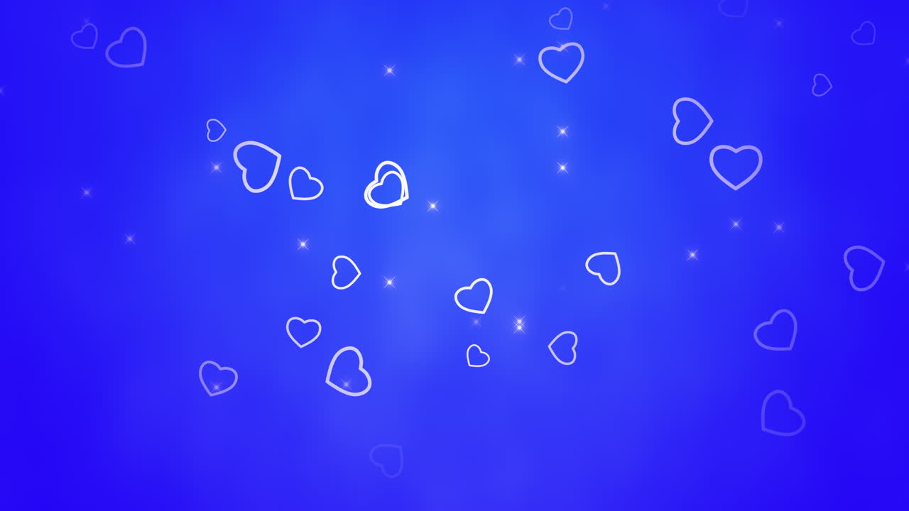 발렌타인 데이 반짝 배경 애니메이션 로맨틱 하트 32