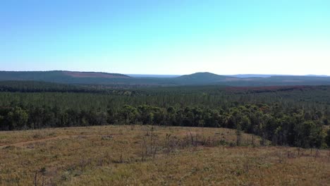 k drone del este de oklahoma cerca de las montañas