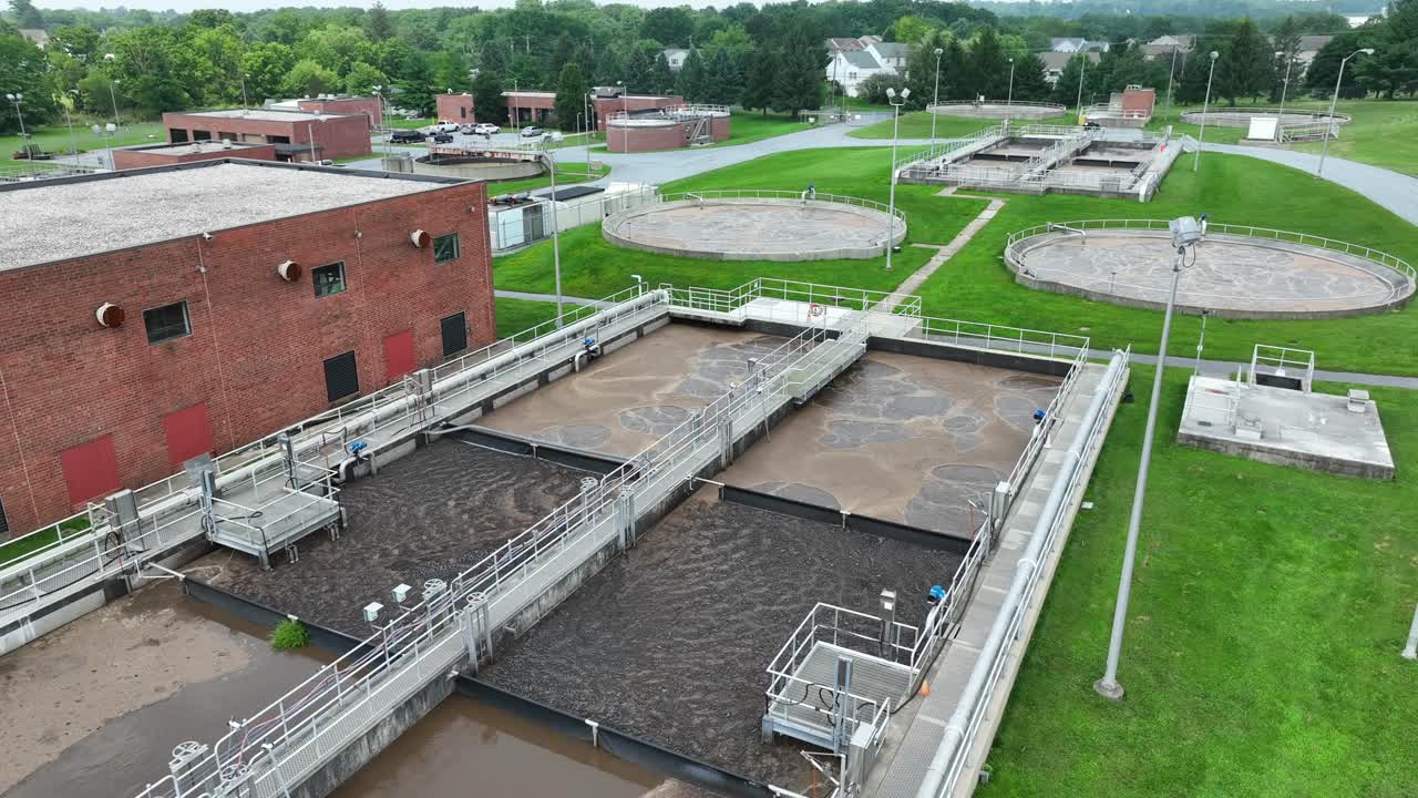 Wastewater treatment plant in USA