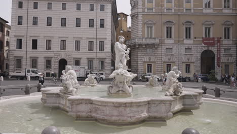 fontana del moro in piazza navona, rome