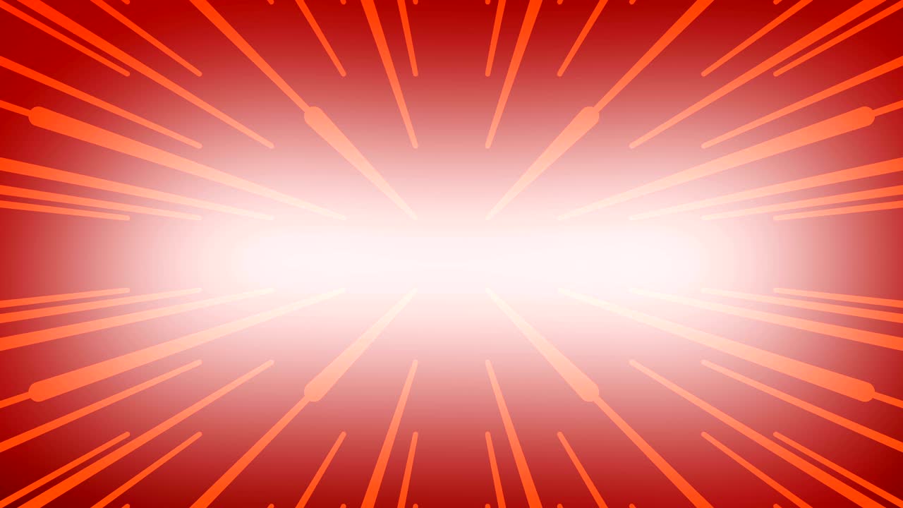 líneas amarillas simples en fondo rojo. láseres brillantes. telón de fondo gráfico de movimiento. espacio para su texto