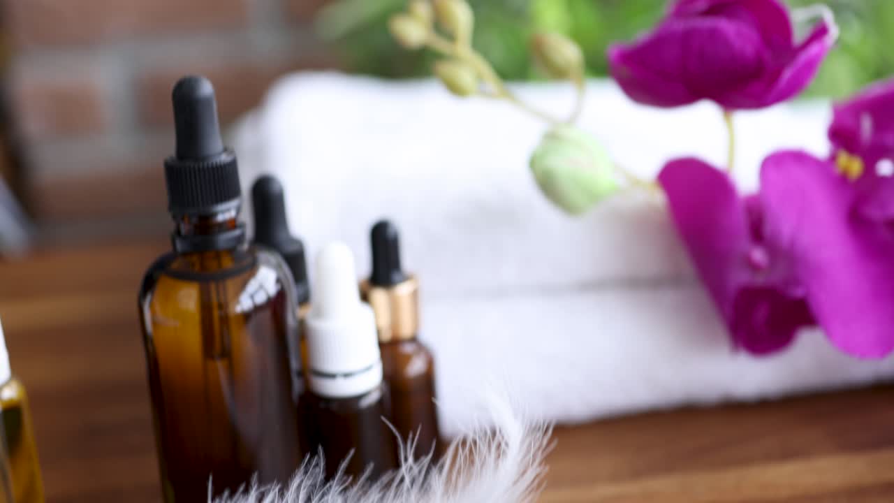 White Feather Floating in the Air