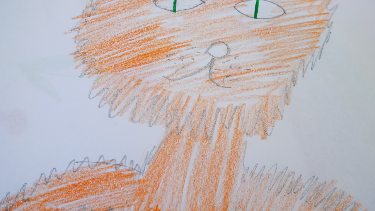 Il disegno di un gatto