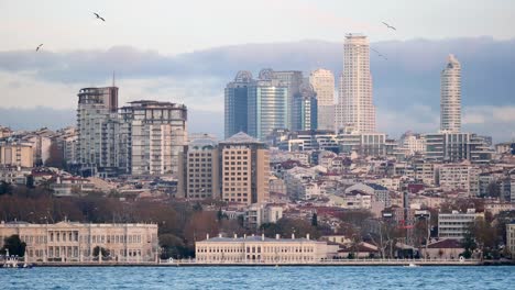 istanbul cityscape from the water