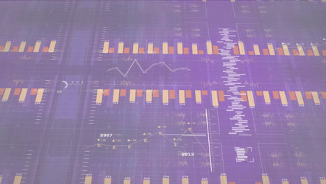 animation of digital data processing over computer servers