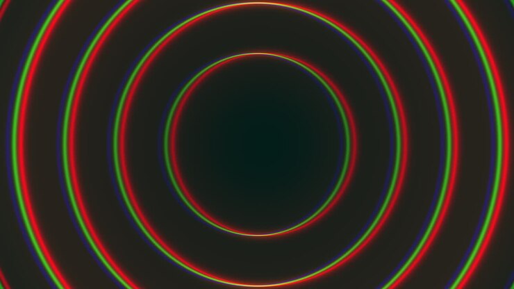Padrão circular colorido, uma imagem versátil para fundos e designs.