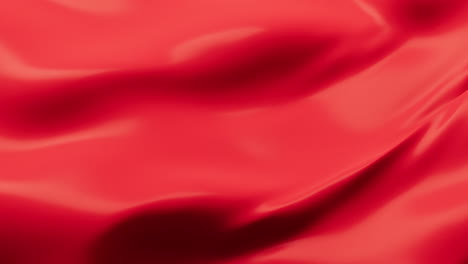 el fondo de tela roja que fluye, renderización en 3d.