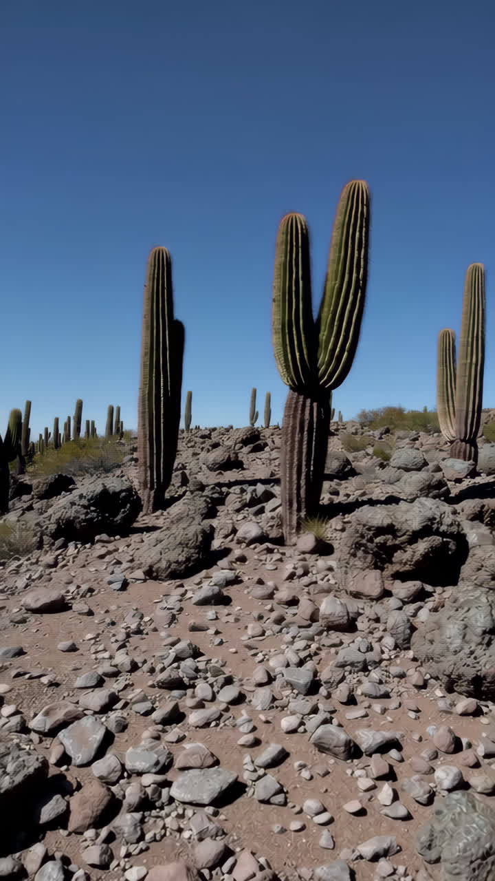 paisaje desértico con cactus