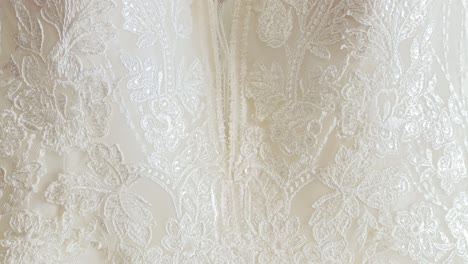 wedding dress design close up