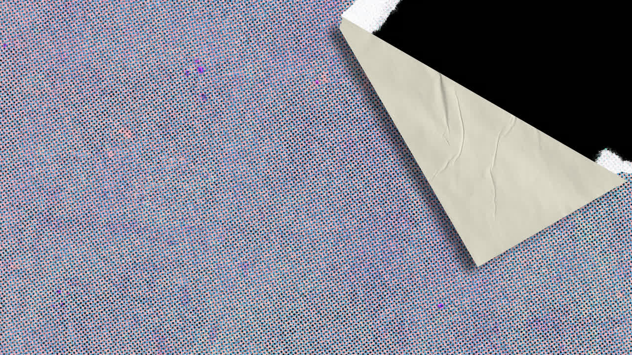 Textured Purple Paper Peeling and Tearing Transition