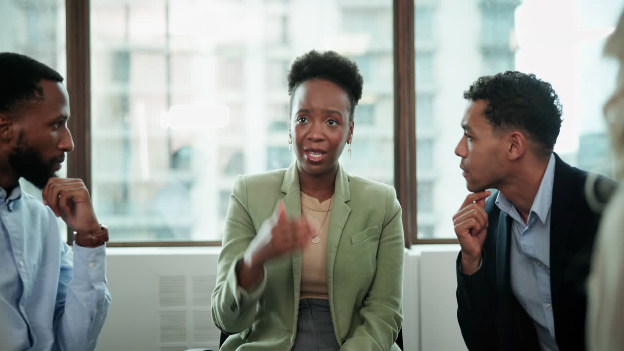 Business meeting with diverse team