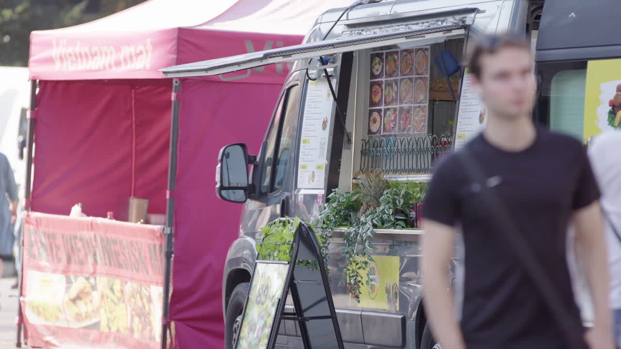 Food Truck at a Market
