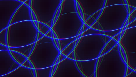 Complex-and-captivating-black-background-with-blue-and-green-neon-lights-intertwined