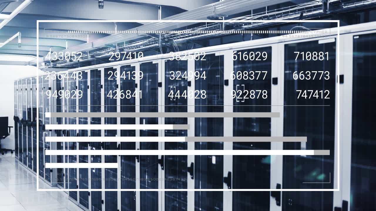 цифровой центр обработки данных, состоящий из сети компьютерных серверов