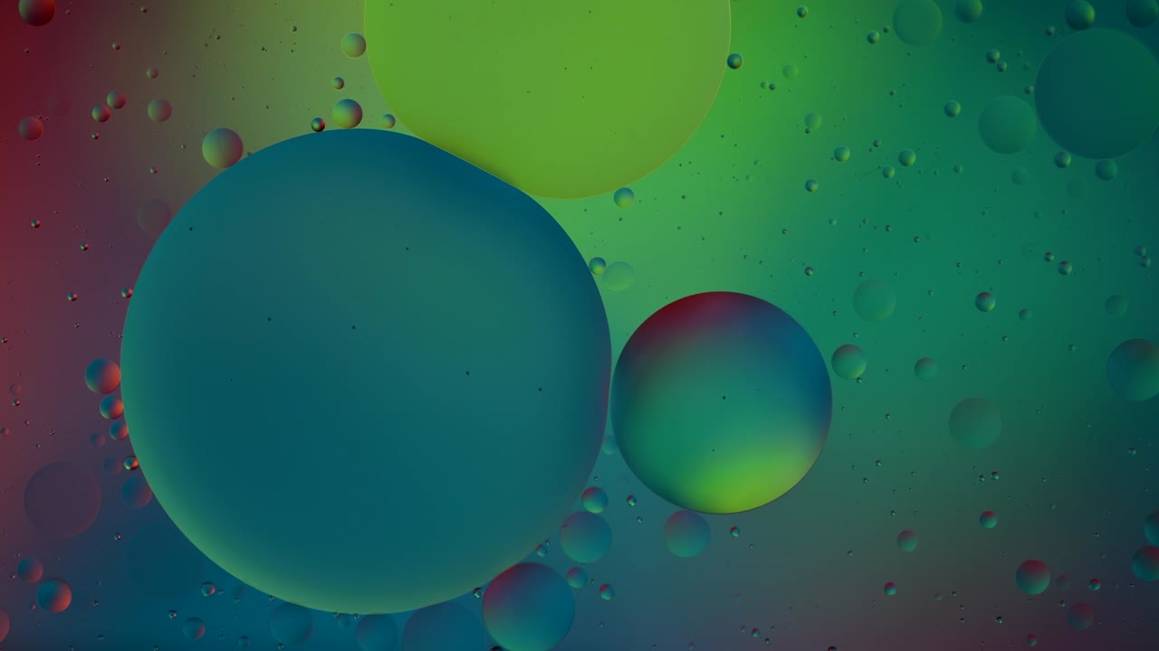 Abstract Colorful Bubbles