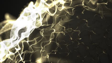 4k video de gris brillante nuevo flujo de tecnología en el espacio. concepto de fondo abstracto generado por computadora.