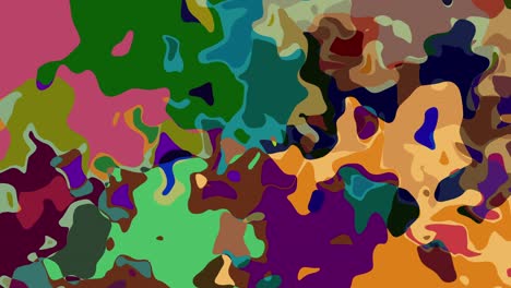 chaotic abstract turbulent psychedelic background with fluid liquid shapes - trippy hypnotic colorful patterns with funky morphing motions