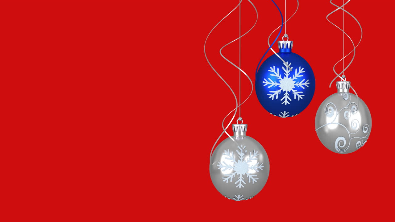 ⁇ 은 배경 에 있는 크리스마스 트리 장식 의 애니메이션