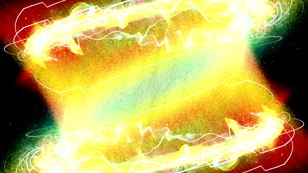 anillo de partículas fondo abstracto, animación