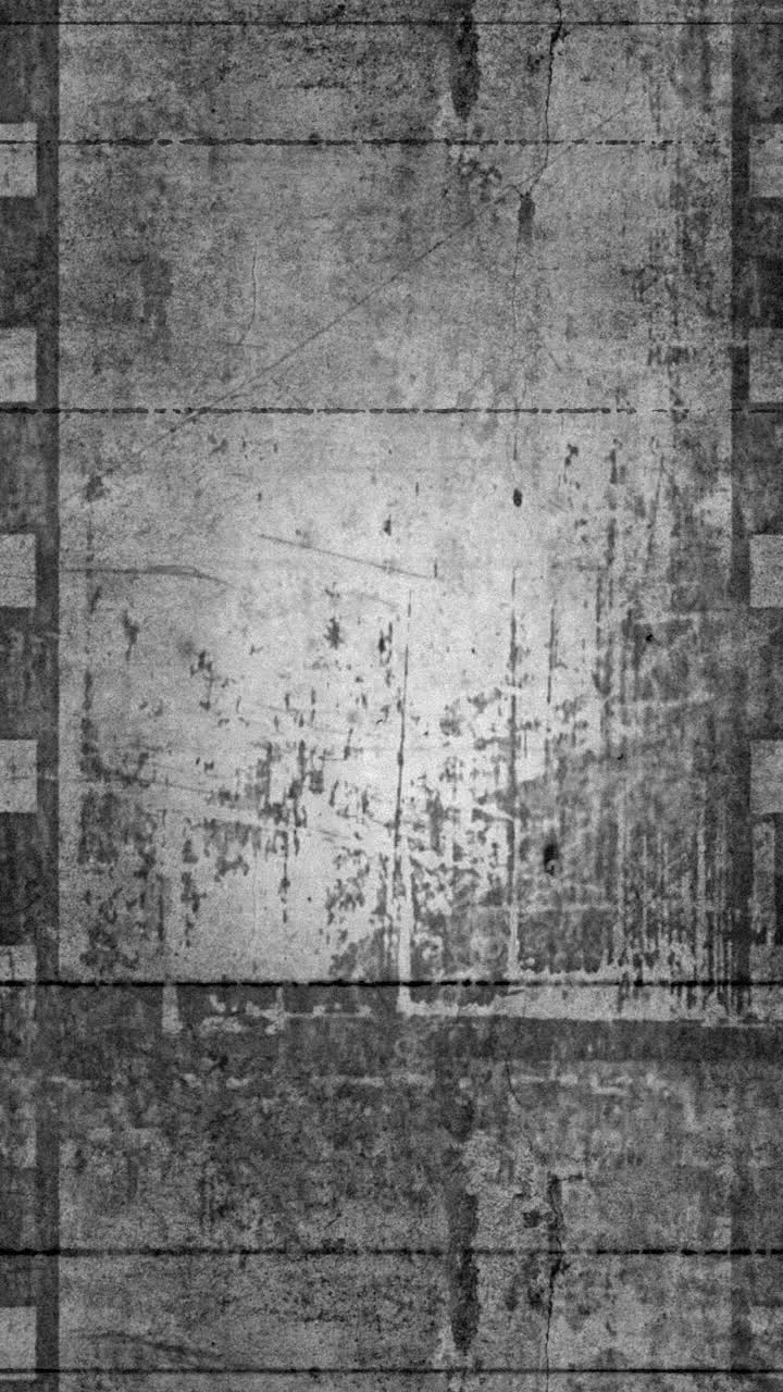 Sfondo animato con texture a striscia di pellicola grunge in loop