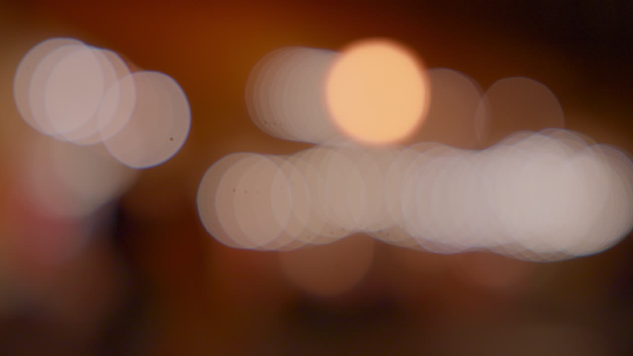 야간 도시 생활 보케 배경