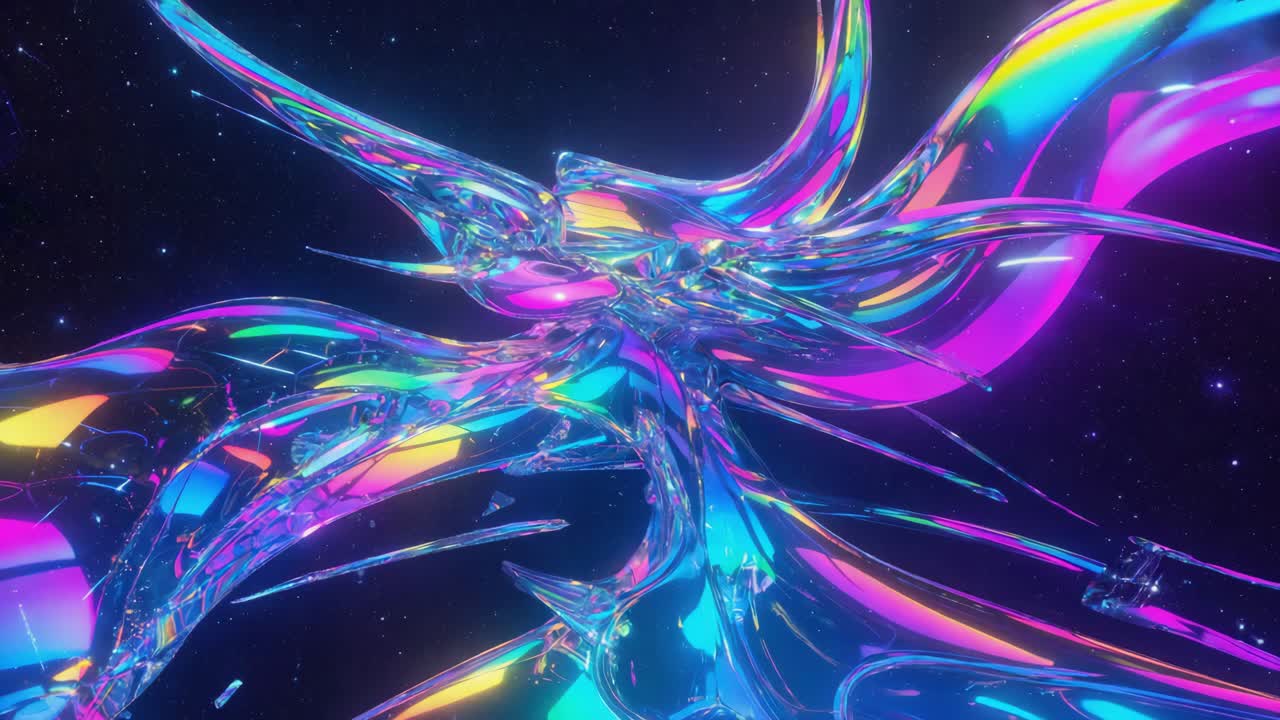 Abstract Holographic Space Art