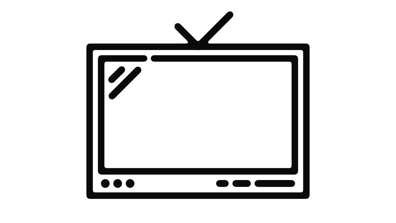 텔레비전 라인 모션 그래픽