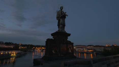 night walk on charles bridge prague