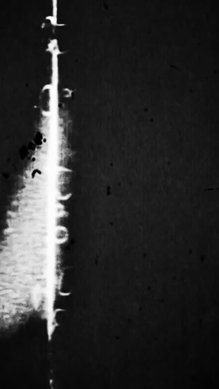 Abstract Black and White Ink Grunge Texture Overlay