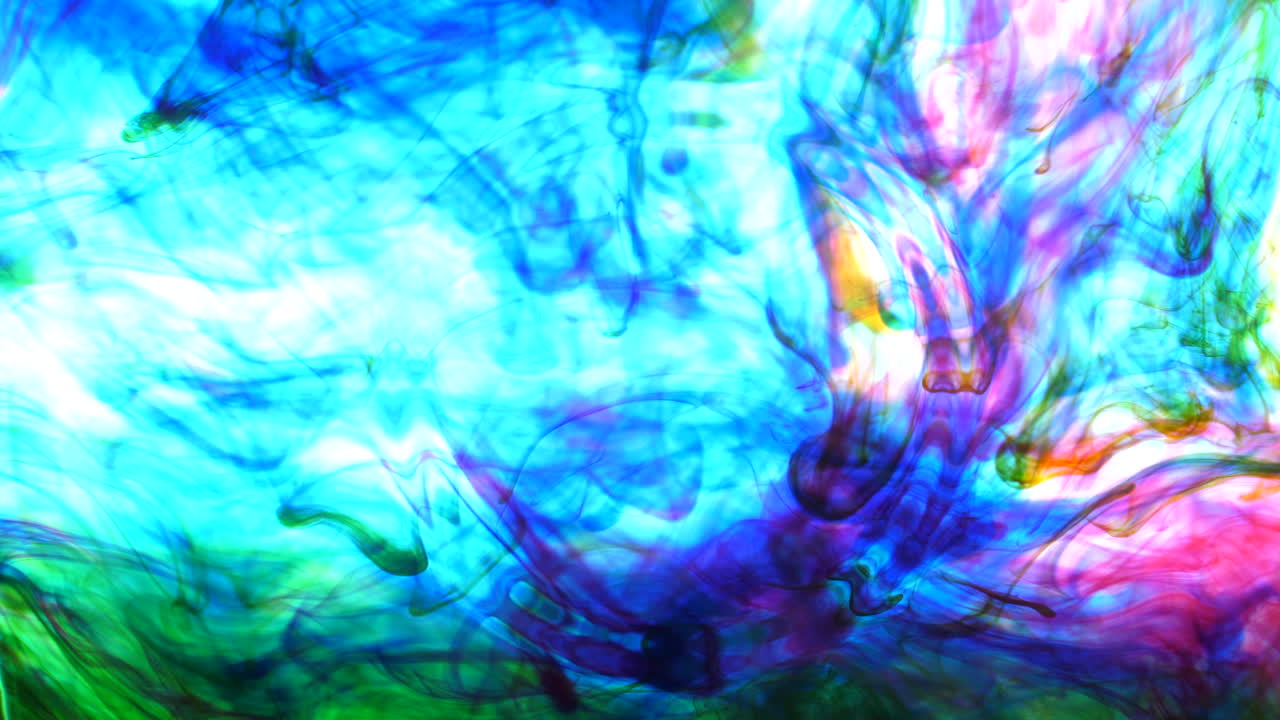 arte abstracto de pintura de color de agua