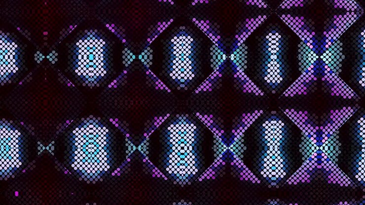 Moving kaleidoscope. 4K motion graphics