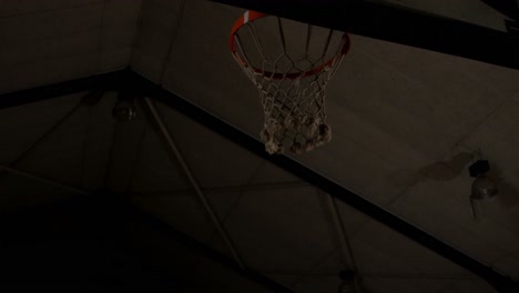 sportsman playing basketball