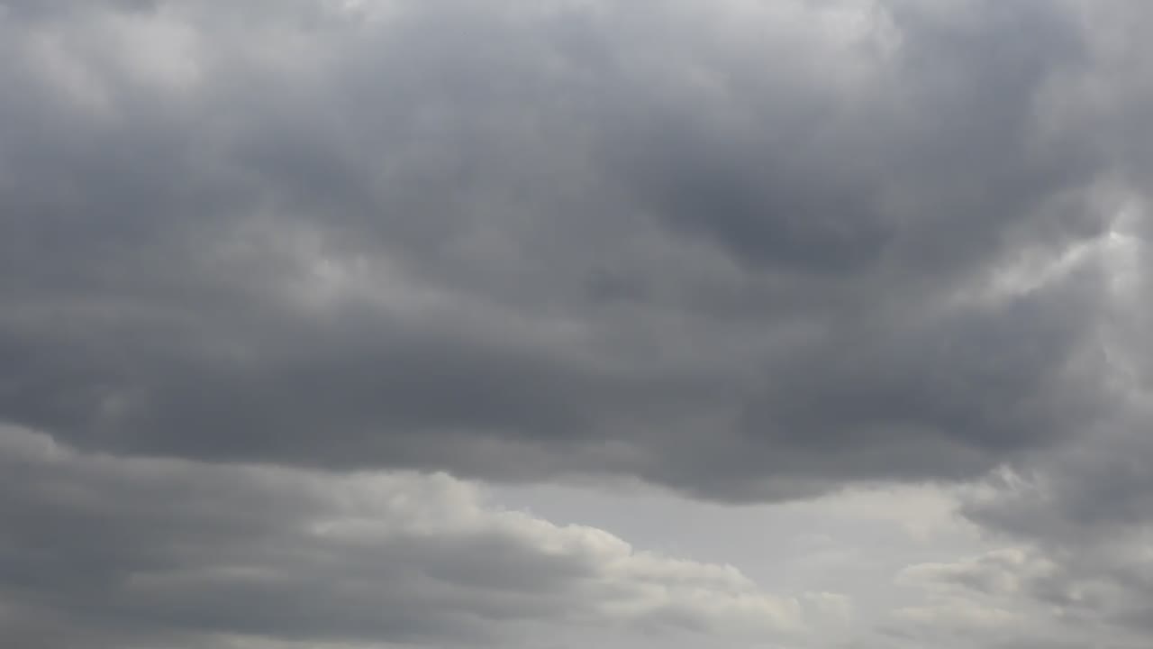 Cloud time lapse, storm, stormy weather, spring season