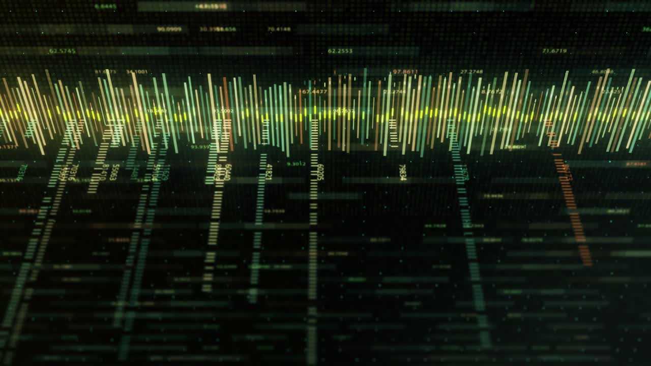 Abstract Financial Data Visualization